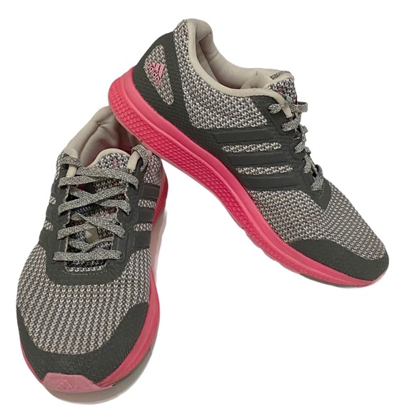 Adidas Mana Bounce Knit Trainers Running Sneaker 7.5 - Picture 1 of 11